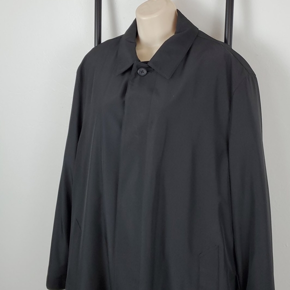 Ralph Lauren Rain Coat Removable Lining long men black size 42R - Picture 4 of 13